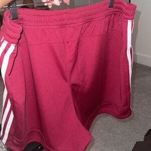 Red Adidas Athletic/ Soccer Shorts